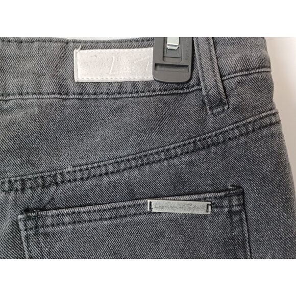 Liquor N Poker Rock Rebellious Denim Wear Black /Gray Pants  Size 30/32X30 - Picture 2 of 6